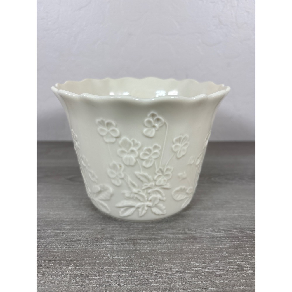 Lenox Porcelain Cachepot Floral Masterpiece Collection Large USA 5"